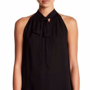 Nicole Miller Front Tie Silk Tank Top NWT